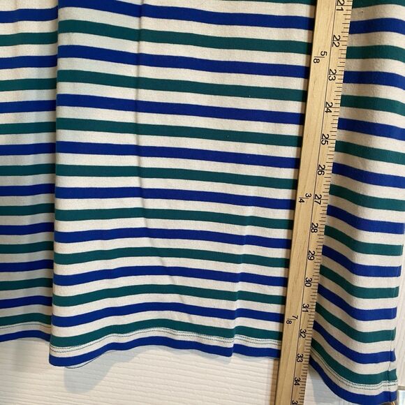 Chaps Ralph Lauren Tee Dress pocket logo womens sz Small nautical sailor girl - Picture 7 of 8